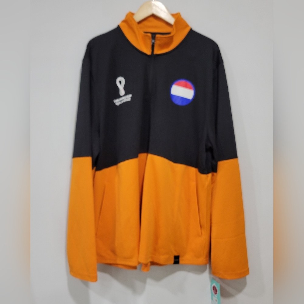 FIFA Official World Cup 2022 Netherlands Soccer Football Training Jacket XXL